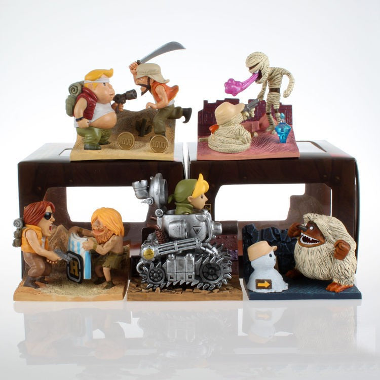 Clássico Jogo de Fliperama Japonês Metal Slug Hostage Wendigo Criativo Modelo de Múmia Gorda Boneco Brinquedos Sem Caixa de Varejo