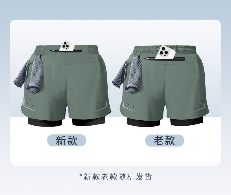 Men's Running-Specific Shorts with Phone Pocket: Quick-Dry Athletic Shorts for Short & Long Distance Running, Track&Field