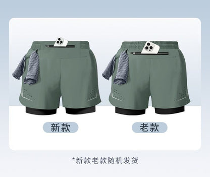 Men's Running-Specific Shorts with Phone Pocket: Quick-Dry Athletic Shorts for Short & Long Distance Running, Track&Field