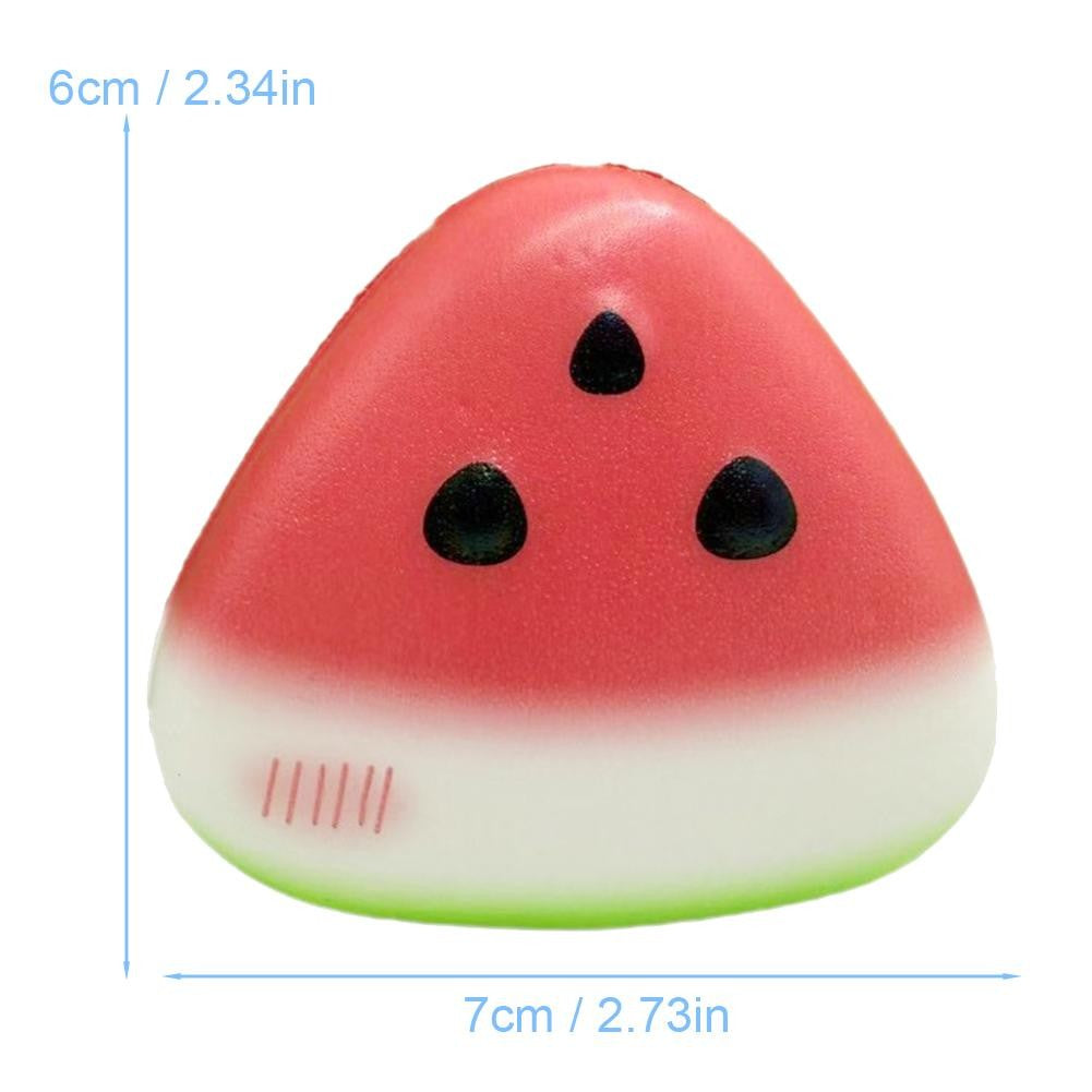 2026 New Squishy Watermelon Fidget Toy Stress Reliever Funny Pressure Reducer Prop Anti-Stress Slow Rising Fruit Pinch Squeeze