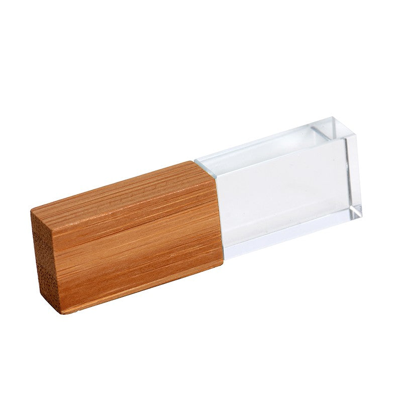 JASTER Pendrive USB 2.0 de Madeira Cristal 128GB Lindo Pen Drive Com Caixa de Madeira de Nogueira 64GB Pen Drive Presente de Casamento 32GB 16GB