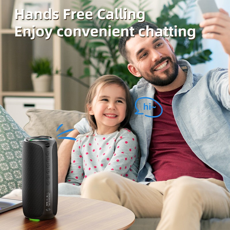 ZEALOT-MP2 Bluetooth Speaker,Ultra Portable, Up to 15H Playtime,IP65 Waterproof and Dustproof,Powerful Sound for outdoor