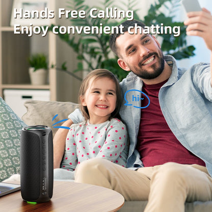 ZEALOT-MP2 Bluetooth Speaker,Ultra Portable, Up to 15H Playtime,IP65 Waterproof and Dustproof,Powerful Sound for outdoor