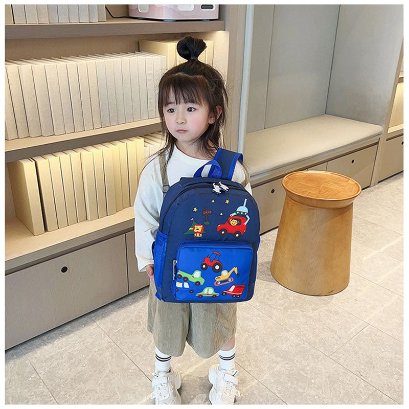 MILANCEL Nova Bolsa Infantil para Meninos Desenho Animado Crianças Fofo Jardim de Infância Mochila Carro Meninas 2 Cores Bolsa de Ombro