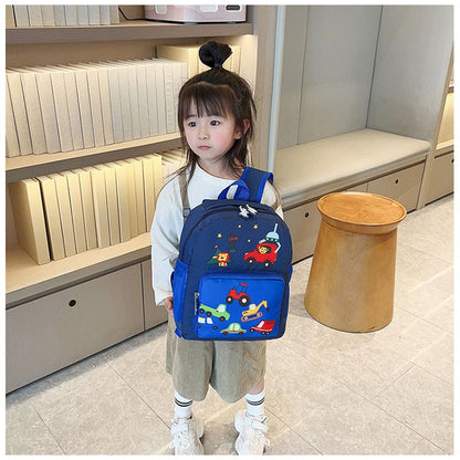 MILANCEL Nova Bolsa Infantil para Meninos Desenho Animado Crianças Fofo Jardim de Infância Mochila Carro Meninas 2 Cores Bolsa de Ombro