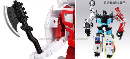 NOVO Chegou G1 KO Brinquedos de Transformação 5 EM 1 Boneco de Ação Clássico Dinossauro Robô Modelo Presente para Crianças