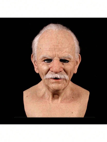 Realistic Bald Old Man Mask Breaking Bad Walter White Mask Heisenberg Latex Mask Adult Cosplay Party Masquerade Props