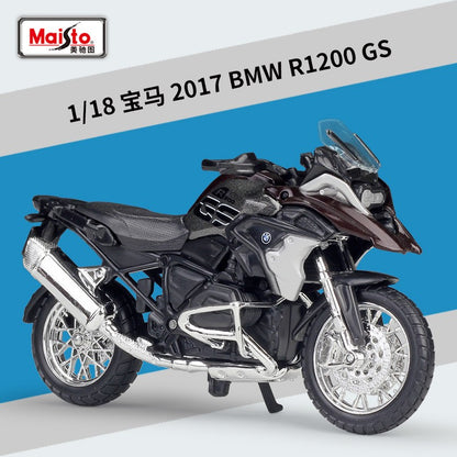 Maisto 1:18 Bmw R1200 Gs 2017 R 1200 Mock-up Alloy Motorcycle Model With Chassis
