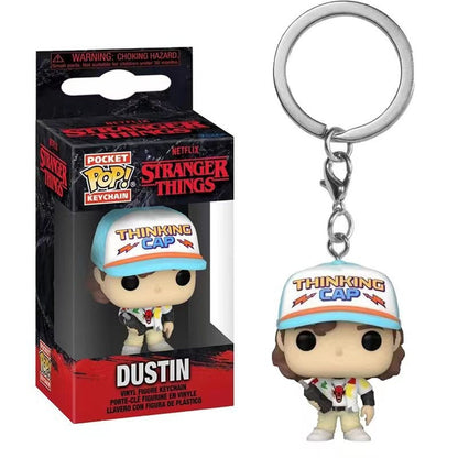 Funko POP NOVO Chegou Chaveiro ELEVEN Demogorgon DUSTIN Barb Steve Robin Chaveiro Brinquedo Boneco de Vinil Modelo Brinquedos Infantis