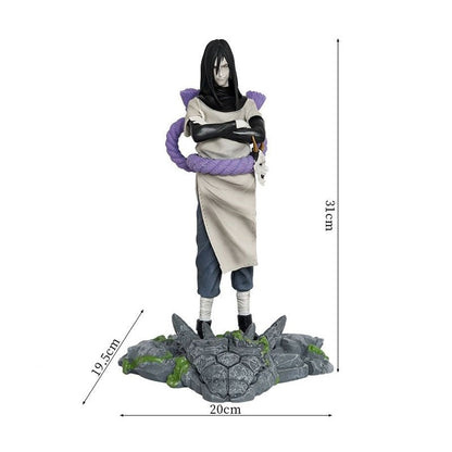 Boneco de Anime Naruto Orochimaru Action Figure Akatsuki PVC Modelo Estátua Decoração de Mesa Coleção de Periféricos de Anime Brinquedo de Presente