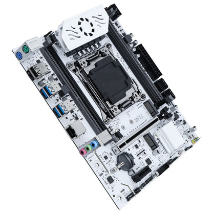 Placa Mãe SOYO X99 DDR4 LGA2011-3 com slot M.2 Suporta Chipset C612 Dual channel DDR4 SATA 3.0 Cooler Branco Reforçado