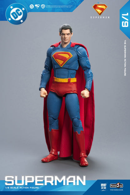 2026 Quente Fondjoy Batalha Danificada Superman Action Figure David Corenswet 1/9 Novo Boneco do Superman PVC Articulado Brinquedo Infantil Presente Para Meninos