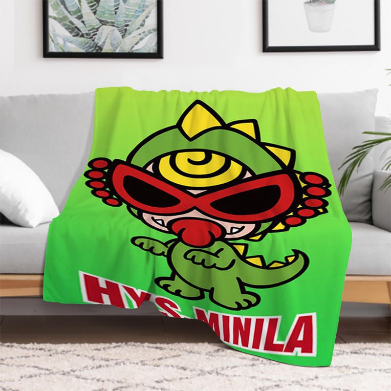 Japan Fashion Hysteric Mini Throw Downy Summer Blanket Fluffy Camping Chair Catnap Throws for Lounge Sofas Blankets Sofa Quilt