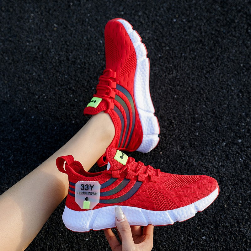 Tênis Masculino Casual Esportivo Respirável Leve Tênis de Caminhada ao Ar Livre em Tela Preta Tênis de Corrida Atléticos para Caminhada