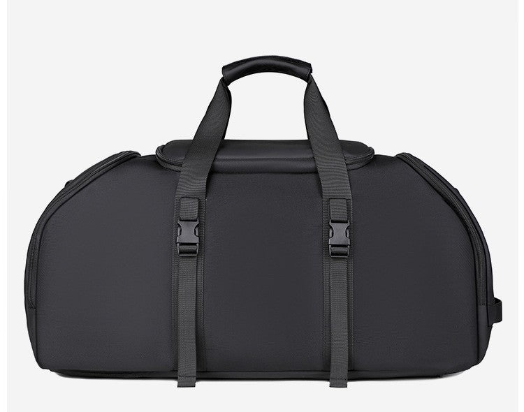 Custom logo large capacity travel bag for men waterproof sports outdoor travel bag print name hand luggage backpack with shoes