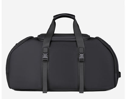 Custom logo large capacity travel bag for men waterproof sports outdoor travel bag print name hand luggage backpack with shoes