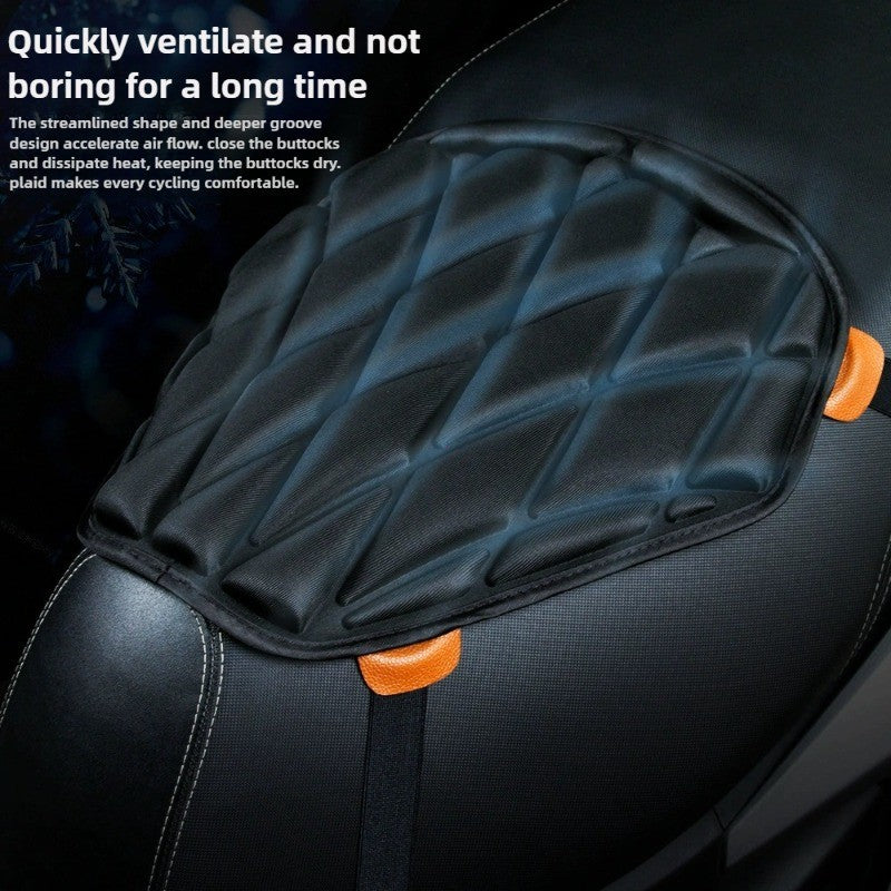 Almofada de Assento de Moto 3D Conforto Gel Capa de Assento Isolamento Protetor Solar Impermeável EVA Respirável Para Montanha Avançada
