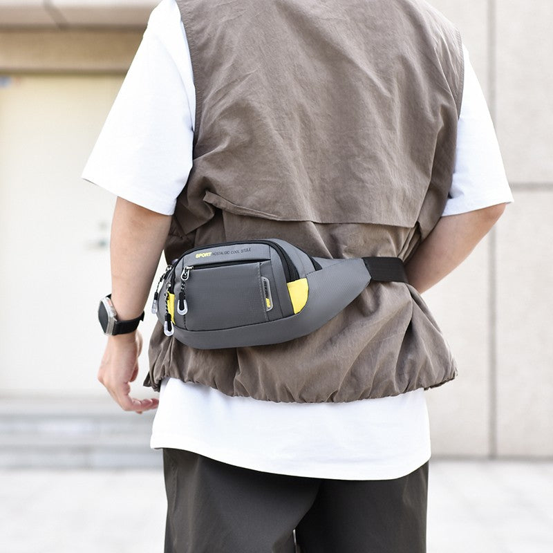 Unisex Mobile Waist Bag - Large Capacity, Water-Resistant, Durable for Work & Travel, Fashion Crossbody Pack Sports Bag