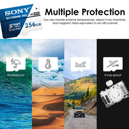 Cartão de Memória Sony SD de Alta Velocidade Micro SD Card 1024GB 512GB 256GB 128GB 64GB A2 V60 U3 Cartão de Memória TF para Celular Câmera PC