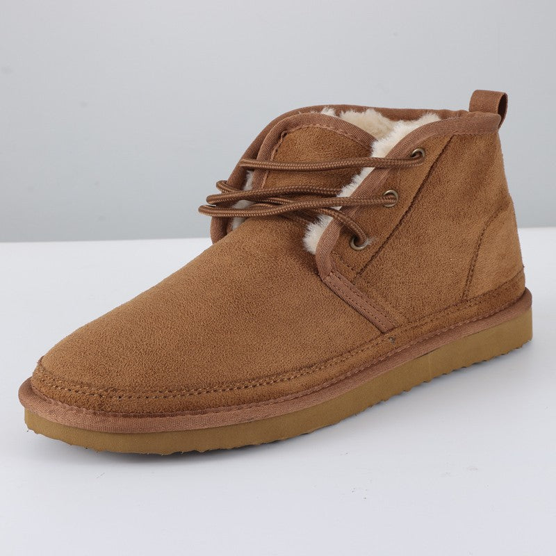 Evshine Women Hiking Snow Boots For Winter Waterproof Warm Work Ankle Boots For Women Comfy Faux Suede Boots For Indoor Outdoor