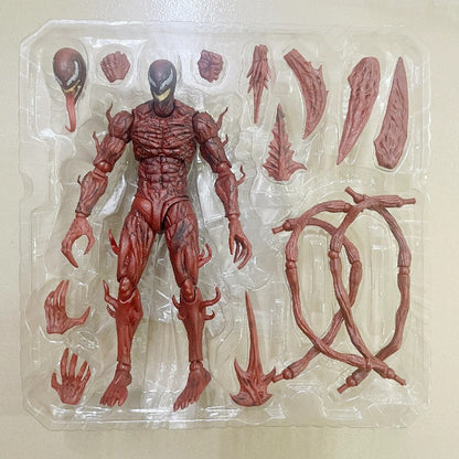 Red Venom Carnificina Figura de Ação Articulada Modelo Brinquedos