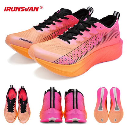 Tênis IRUNSVAN HEAT 2.0 com Placa de Carbono, Profissional para Maratona, Corrida, Treino Atlético e Esportivo Masculino
