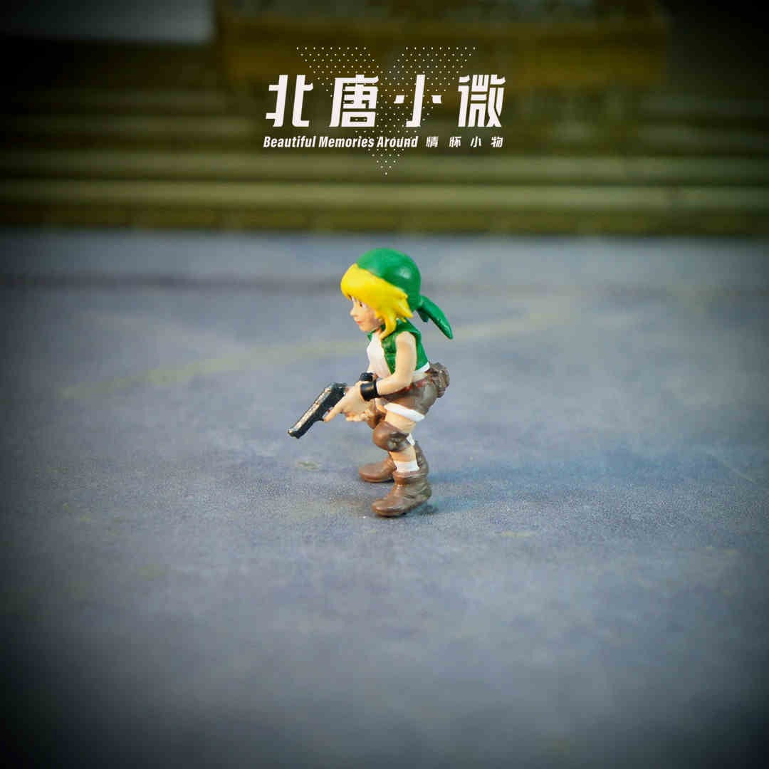 1:64 Metal Slug Genuine Tide Play Figura Snk Feita à Mão Metralhadora Pesada Lança-chamas Boneca Tanque Soldado Inimigo
