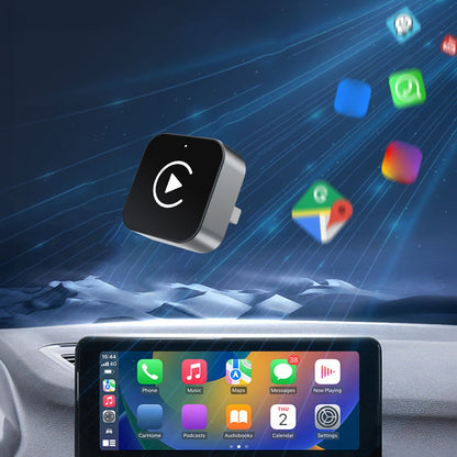 Wireless Android Auto Carplay Box/Adapter Smart USB Dongle Convert Wired To Wireless Auto Connect for Factory Wired CarPlay Cars