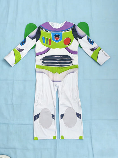 Kids Space Themed Jumpsuit Boys Color Block Printed Long Sleeve Casual Romper