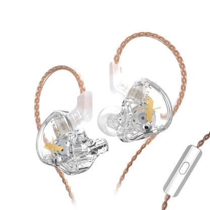 KZ EDX Wired Headset In-Ear Monitor Earbuds Earphones Detachable Cable Sport Game Noice Cancelling Headphone With Microphone