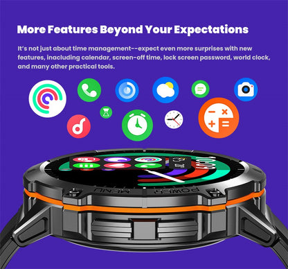 Smartwatch T-Rex 3 Militar Bateria 1000mAh 10ATM À Prova D'água GPS Bússola Altímetro Chamada AMOLED Masculino Natação Esportes