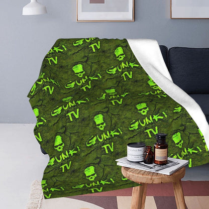 Gunki Fishing Blanket Soft Warm Flannel Throw Blanket Bedspread for Bed Living room Picnic Travel Home Sofa