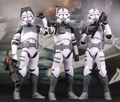 New Body(JOV3.0) - Star Wars 104th Trooper Wolf Pack Boost Sinker Comet Kamino ARC Trooper Grey Team 6" Boneco Articulado Brinquedos de Clone