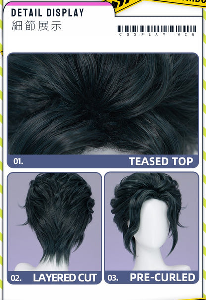 ?Ready for Ship?Idia Malleus Leona Vil Crowley Wig Game Cosplay DokiDoki Men 120cm Long Hair Fiber Idia Halloween  Free Wig Cap