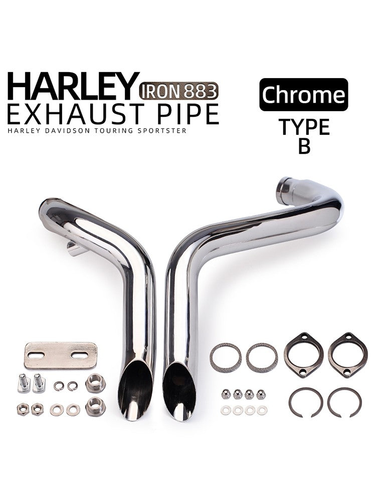 Motorcycle Exhaust Escape Sportster Motorcycle Exhaust XL883 Elbow Bike For Softail Sportster 883 1200