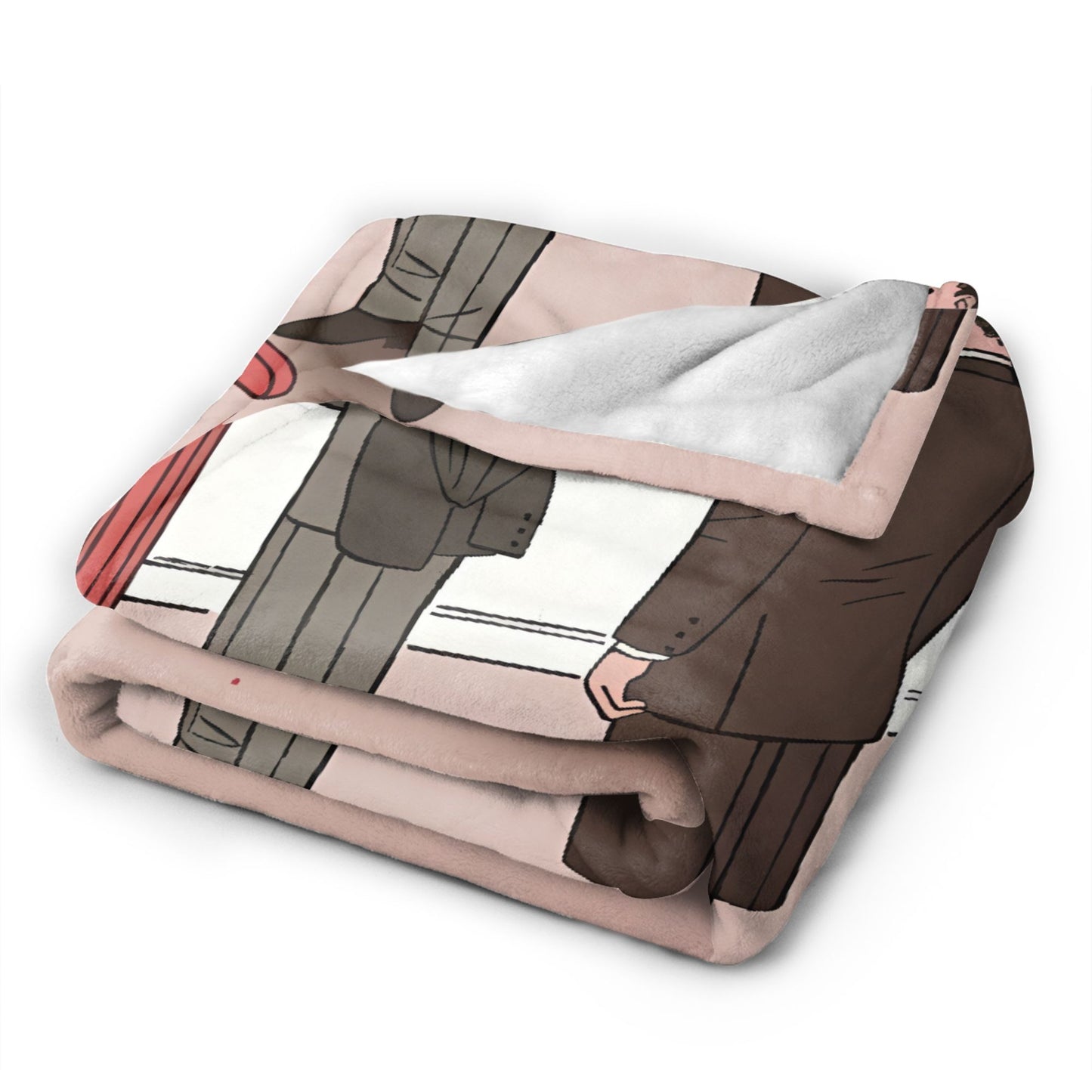 Mirror of Identity Flannel Blankets Winter Guy Billout Super Warm Throw Blanket for Child Novelty Bedspread Sofa Bed Cover