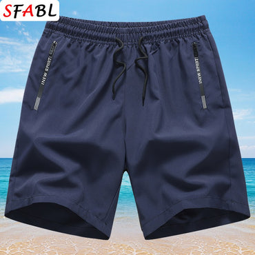 New Summer Casual Men's Shorts Quick-drying Elastic Running Gym Fitness Shorts Men Beach Short Pants Male Breathable Boardshorts