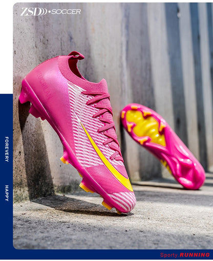 New Men Soccer Shoes TF/FG Society Match Cleats Football Field Boots Indoor Professional Training Original Women Football Shoes