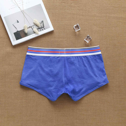 Men's fashion super cool European and American pure cotton boxers student youth underpants