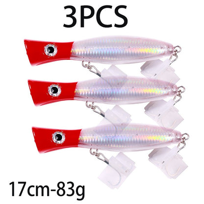 Iscas de Pesca Popper Topwater 11cm 23g 13cm 43g Pesca Boia Artificial Pesca de Baixo, Lúcio, Carpa, Wobbler, Artigos de Pesca