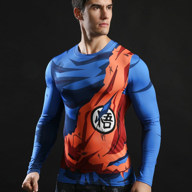3D Printed T Shirts Cosplay Men Anime GOKU Shirts Fitness Compression T-Shirts Bodybuilding Tops Tees Vegeta Camiseta Tsthirt