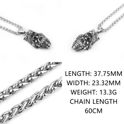 Colar Nórdico Vikings Árvore da Vida Odin Vários Homens Amuleto Celta Pingente Aço Inoxidável Charm Vintage Joias Punk Atacado