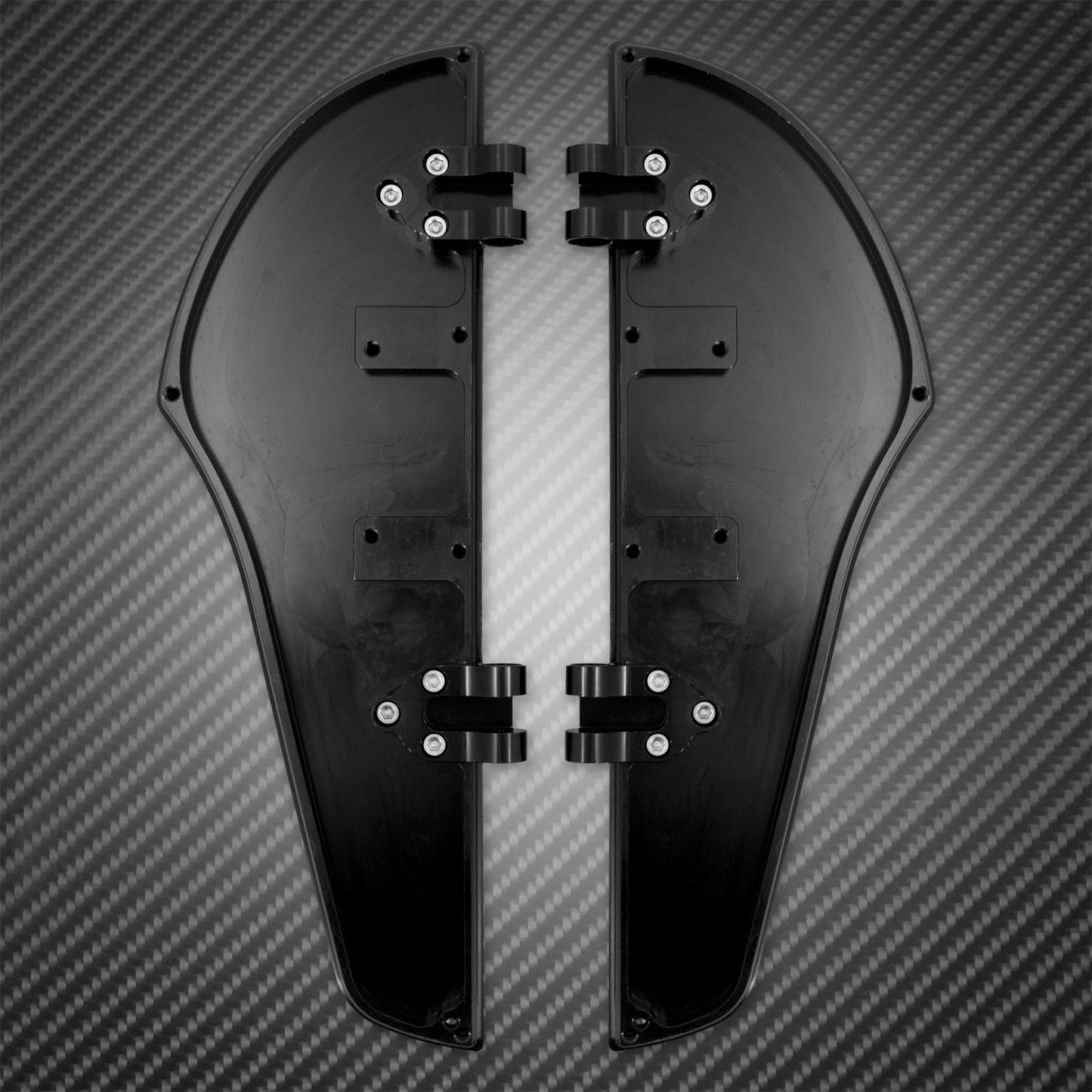 Pedaleiras Antiderrapantes Dianteiras para Motocicleta Harley Softail Fatboy Deluxe Touring Electra Glide FLHR