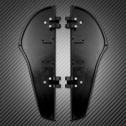 Pedaleiras Antiderrapantes Dianteiras para Motocicleta Harley Softail Fatboy Deluxe Touring Electra Glide FLHR