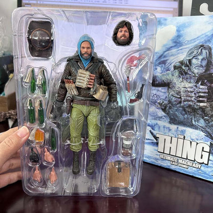 NECA Ultimate MacReady V.3 (Última Posição) O Enigma de Outro Mundo Boneco Colecionável de Ação Brinquedos Modelo Presente de Aniversário