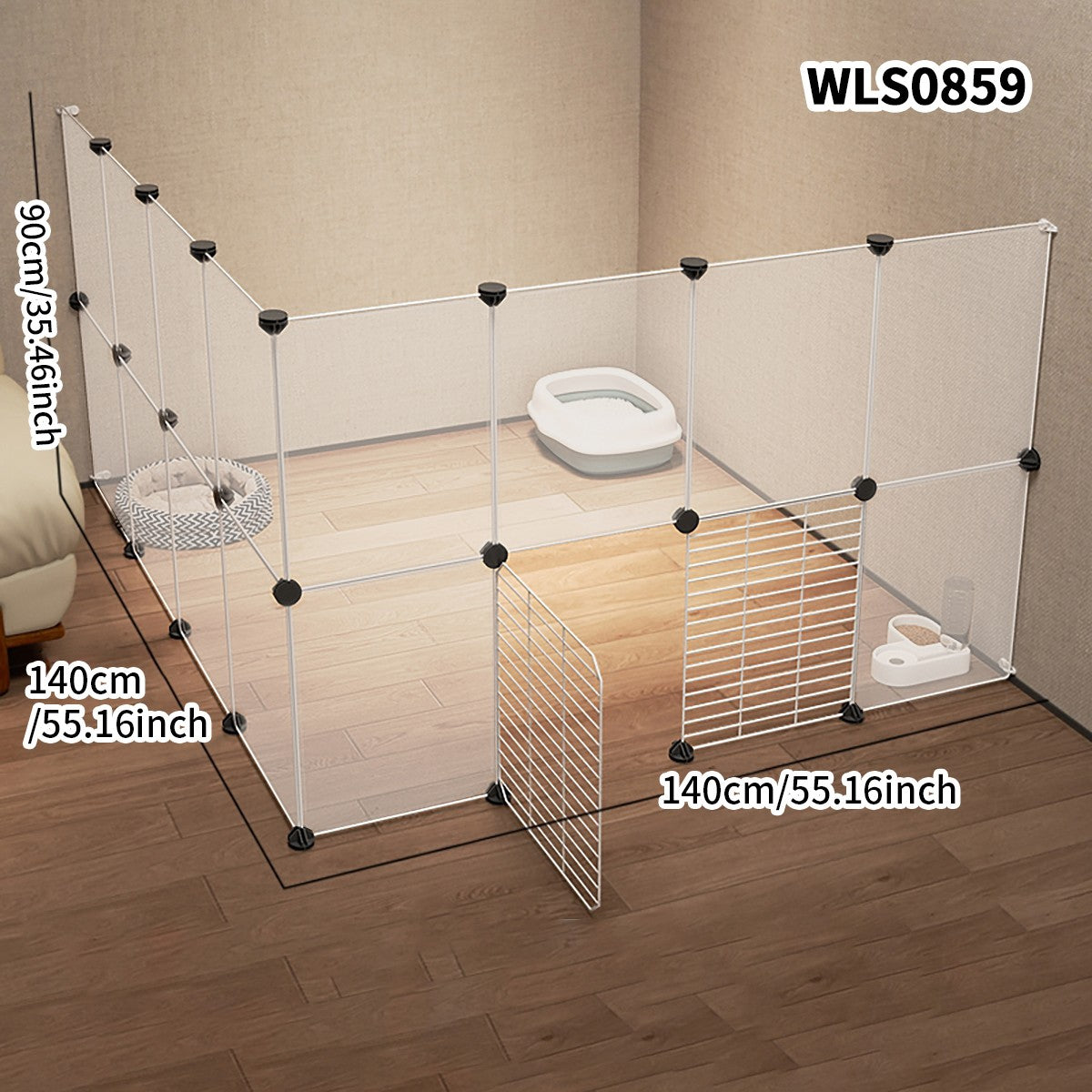 Cerca de Estimação Portão de Isolamento para Gatinhos Gaiola para Cães Guarda-Corpo para Gatinhos de Ferro Cães Pequenos Teddy Canil Interno Casa Cerca para Coelhos Gaiola para Gatos