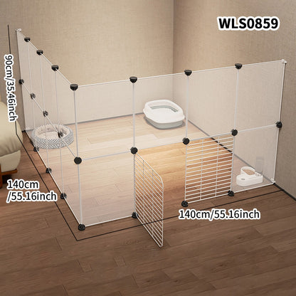 Cerca de Estimação Portão de Isolamento para Gatinhos Gaiola para Cães Guarda-Corpo para Gatinhos de Ferro Cães Pequenos Teddy Canil Interno Casa Cerca para Coelhos Gaiola para Gatos