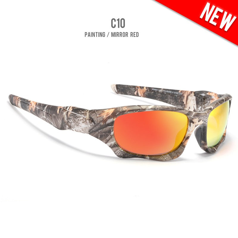 KDEAM Óculos de Sol Polarizados para Esportes ao Ar Livre Masculino Armação Curva Lente Resistente a Estresse Óculos de Sol Feminino KD0623