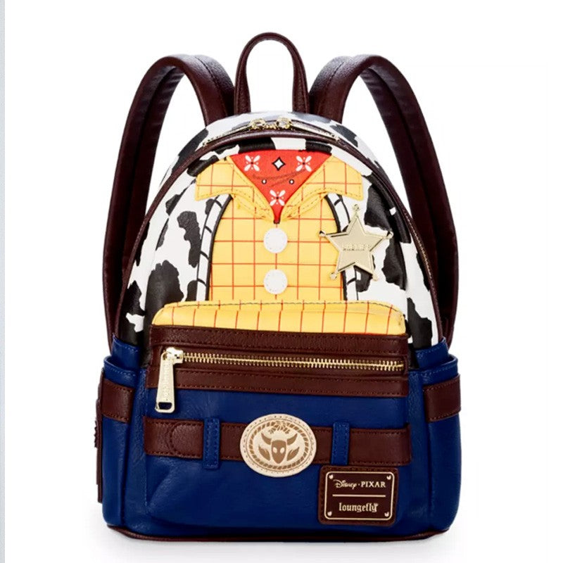 Loungefly Pixar Toy Story Moments Procurando Monstros Universidade Jogos de Susto Mini Mochila Coco Ernesto Cosplay Mochila