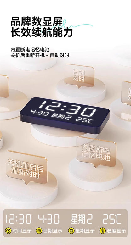 Double-sided Wall Clock Corner Perpetual Calendar Electronic Clock Medieval Style Without Punching Clock Wall Hanging